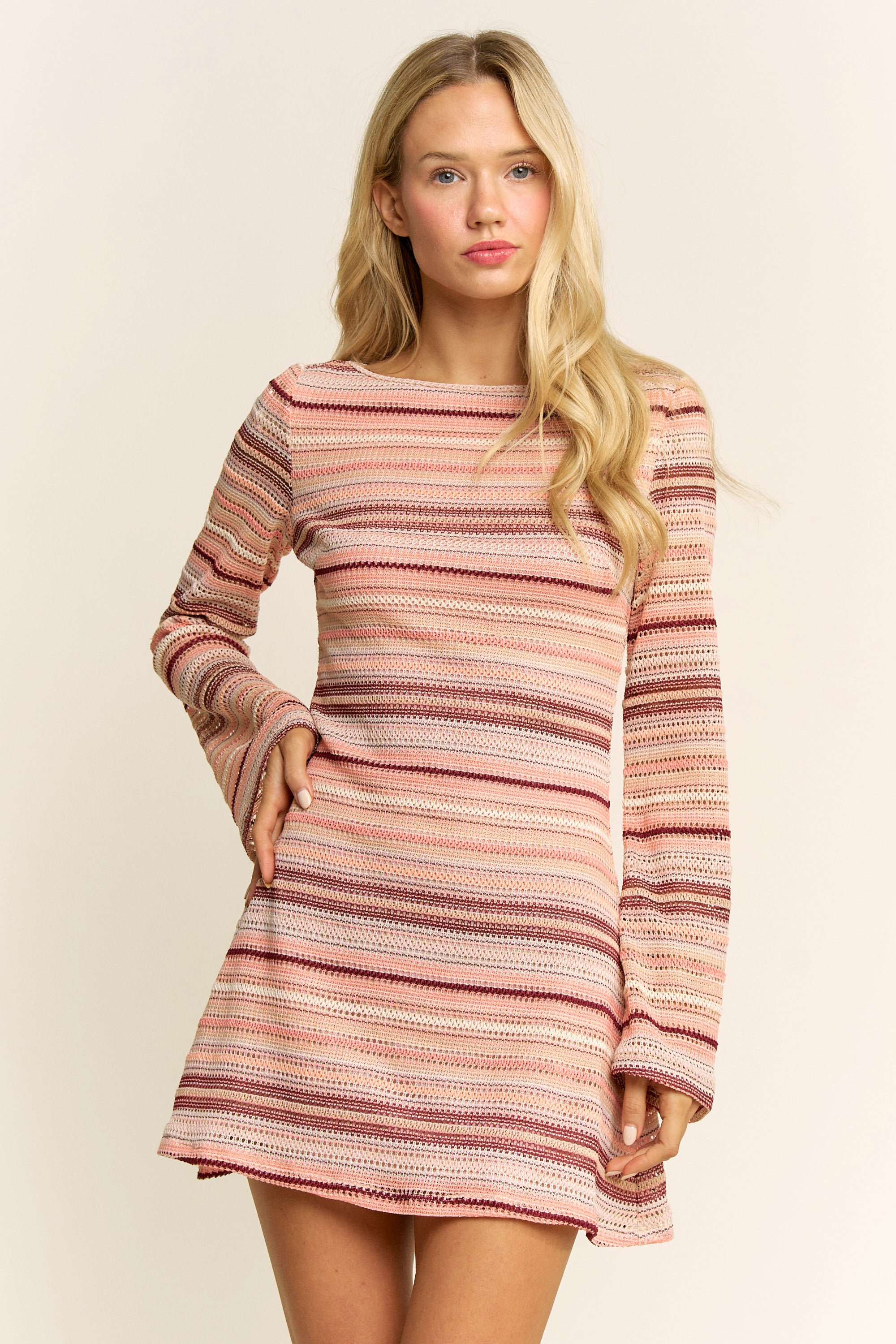 Blush Hour Mini Dress