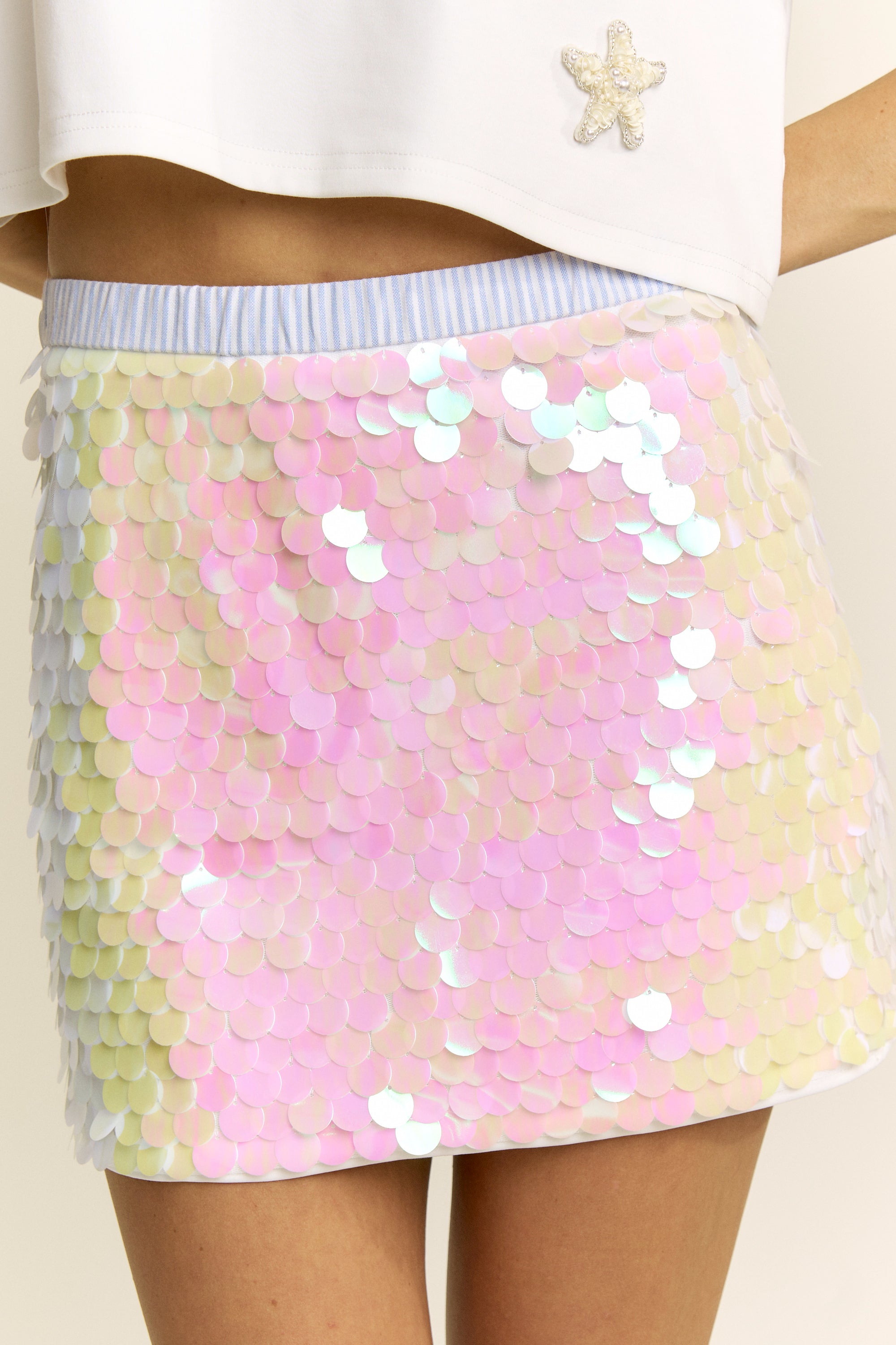 Lone Script Mini Skirt